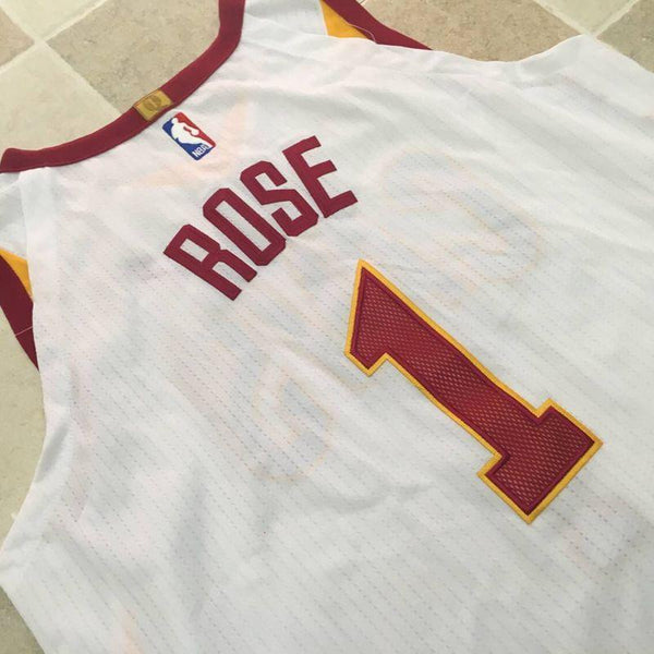 Men 1 Derrick Rose Jersey White Cleveland Cavaliers Jersey Player Special - fastssd - NBA Jersey - nRevo
