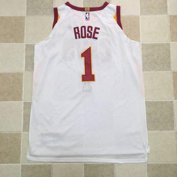Men 1 Derrick Rose Jersey White Cleveland Cavaliers Jersey Player Special - fastssd - NBA Jersey - nRevo