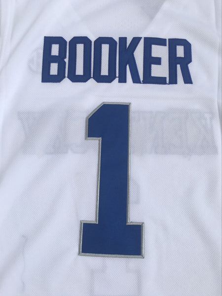 Men 1 Devin Booker Jersey White Kentucky Wildcats Jersey Swingman - fastssd - NBA Jersey - nRevo