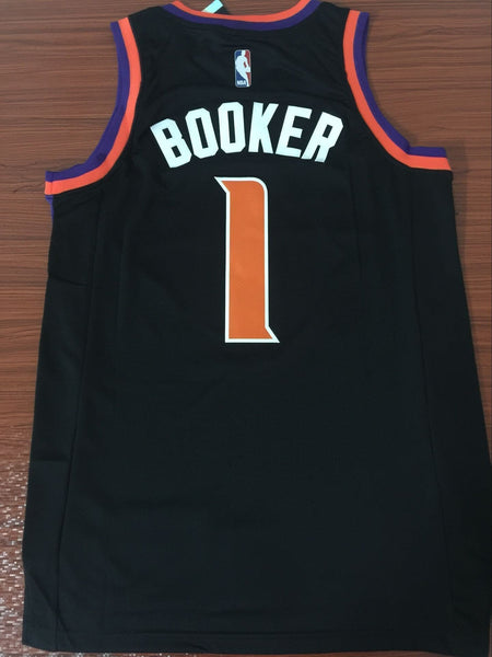 Men 1 Devin Booker Jersey Black Phoenix Suns Jersey Fanatics Swingman - fastssd - NBA Jersey - nRevo