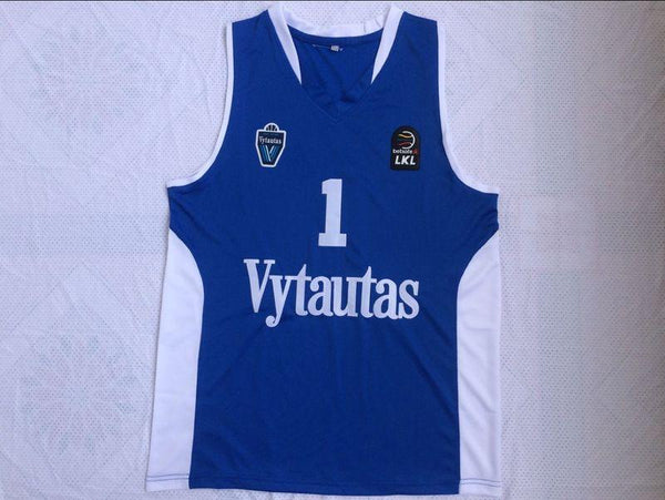 Men 1 Lamelo Ball Jersey Blue Vytautas Lithuania Jersey Swingman Fanatics