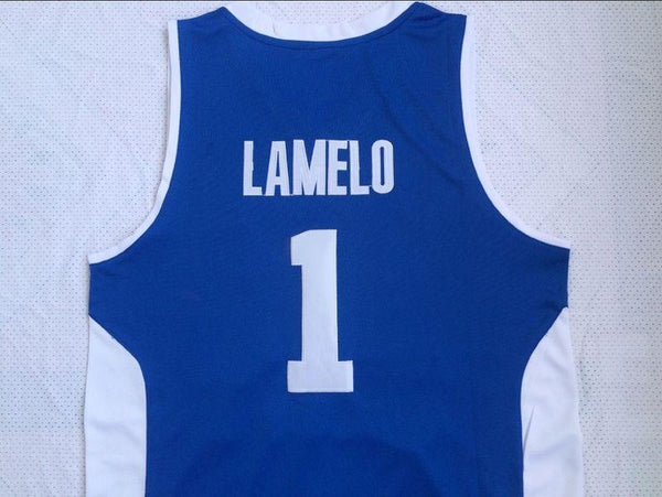 Men 1 Lamelo Ball Jersey Blue Vytautas Lithuania Jersey Swingman Fanatics