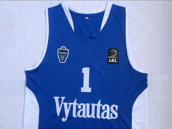 Men 1 Lamelo Ball Jersey Blue Vytautas Lithuania Jersey Swingman Fanatics