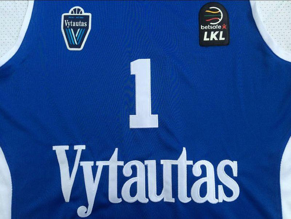 Men 1 Lamelo Ball Jersey Blue Vytautas Lithuania Jersey Swingman Fanatics