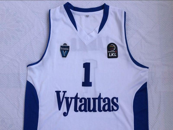 Men 1 Lamelo Ball Jersey White Vytautas Lithuania Jersey Swingman Fanatics
