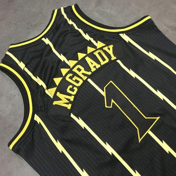 Men 1 Tracy McGrady Jersey Gold Toronto Raptors Jersey Swingman Special - fastssd - NBA Jersey - nRevo