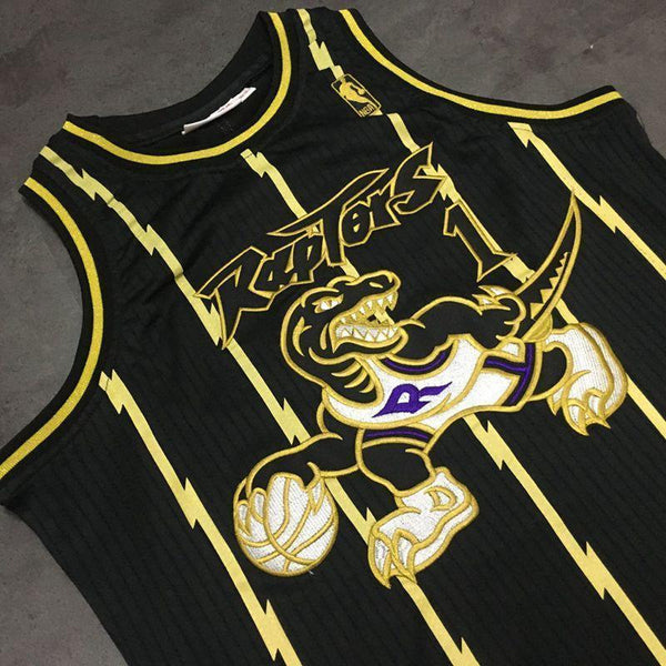 Men 1 Tracy McGrady Jersey Gold Toronto Raptors Jersey Swingman Special - fastssd - NBA Jersey - nRevo