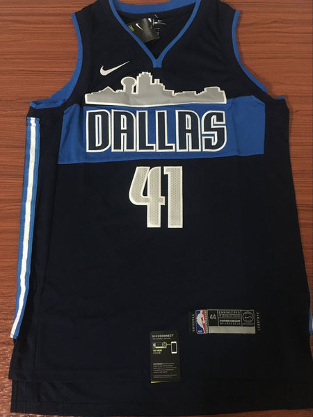 Men 41 Dirk Nowitzki Jersey Black Dallas Mavericks Swingman Fanatics - fastssd - NBA Jersey - nRevo