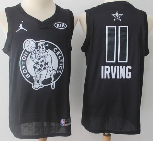 Men 2018 All Star 11 Kyrie Irving Jersey Black Boston Celtics - fastssd - NBA Jersey - nRevo