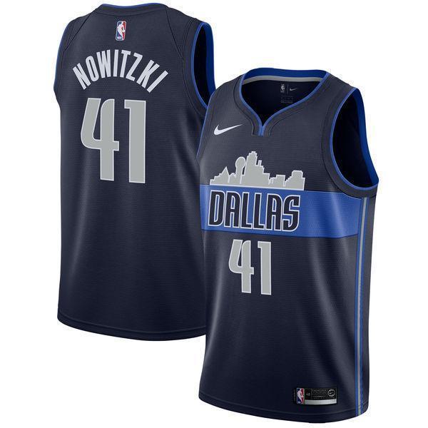 Men 41 Dirk Nowitzki Jersey Black Dallas Mavericks Swingman Fanatics - fastssd - NBA Jersey - nRevo