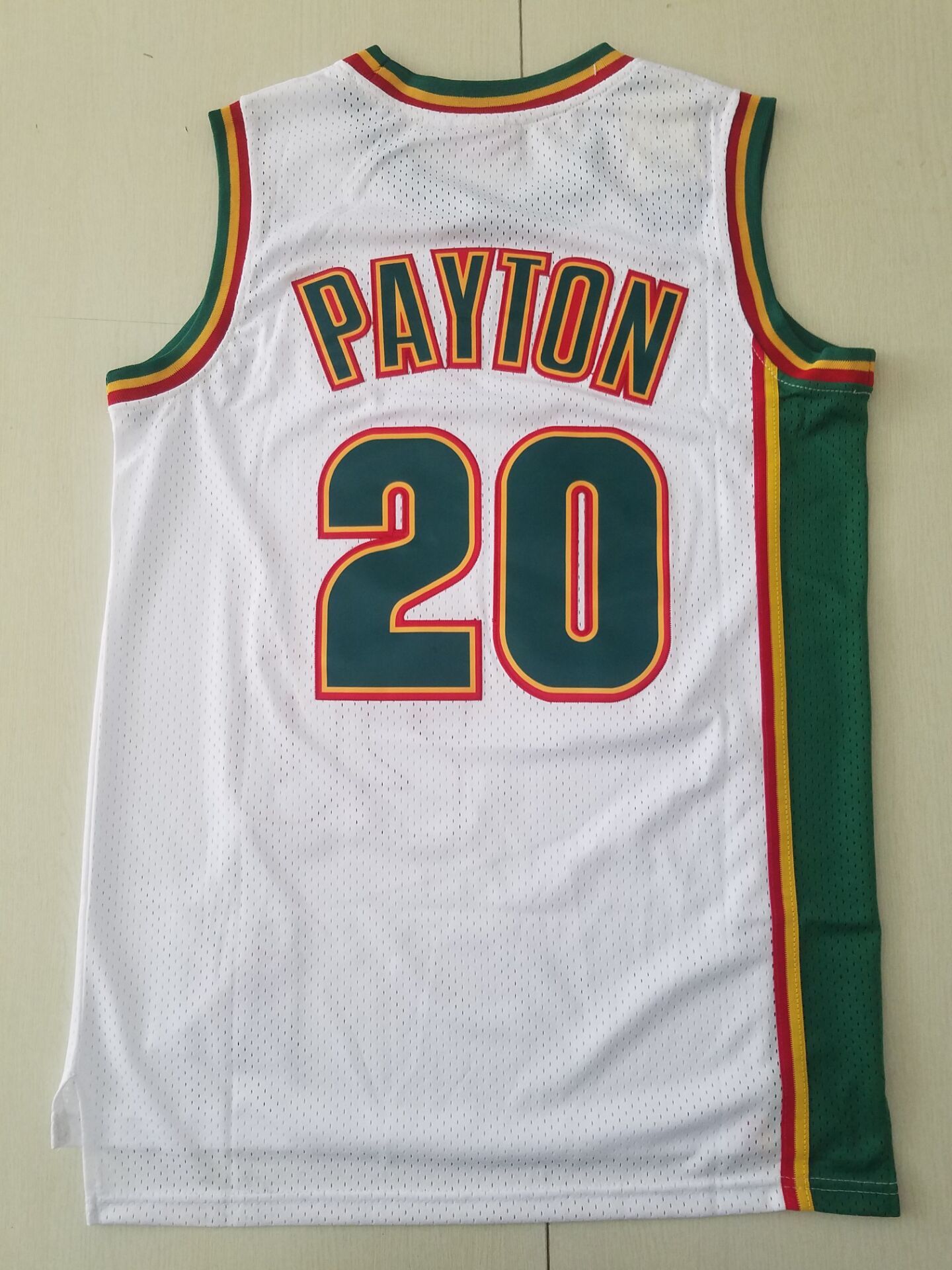 Men 20 Gary Payton Jersey White Seattle Supersonics Hardwood Jersey Classics - fastssd - NBA Jersey - nRevo