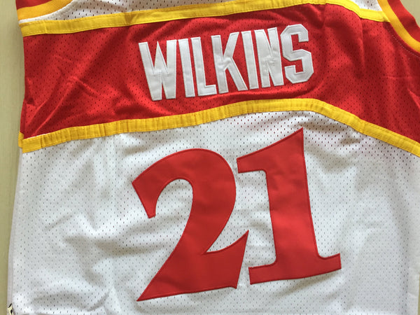 Men 21 Dominique Wilkins Jersey White Atlanta Hawks Jersey Swingman Fanatics - fastssd - NBA Jersey - nRevo