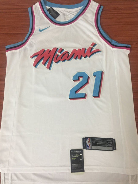 Men 21 Hassan Whiteside City Jersey White Miami Heat Jersey Fanatics Swingman - fastssd - NBA Jersey - nRevo