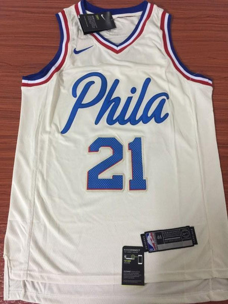 Men 21 Joel Embiid Jersey White City Edition Philadelphia 76ers Jersey - fastssd - NBA Jersey - nRevo