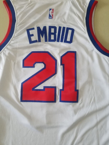 Men 21 Joel Embiid City Jersey White Philadelphia 76ers Jersey Fanatics - fastssd - NBA Jersey - nRevo