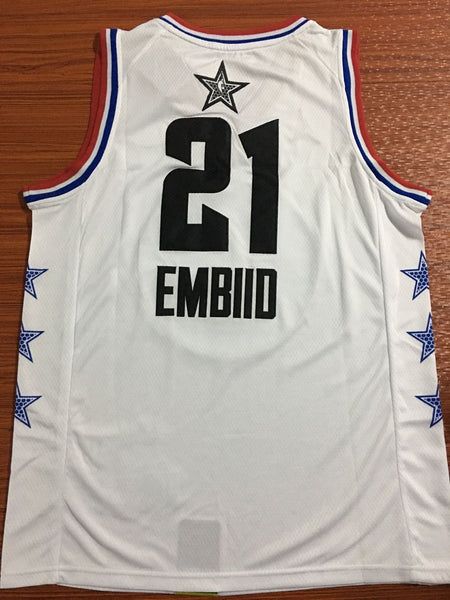 Men 21 Joel Embiid City Jersey White Philadelphia 76ers Jersey Fanatics - fastssd - NBA Jersey - nRevo