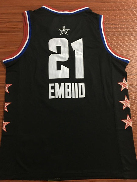 Men 21 Joel Embiid City Jersey Black Philadelphia 76ers Jersey Fanatics - fastssd - NBA Jersey - nRevo