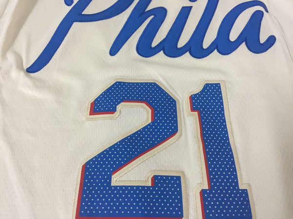 Men 21 Joel Embiid Jersey White City Edition Philadelphia 76ers Jersey - fastssd - NBA Jersey - nRevo