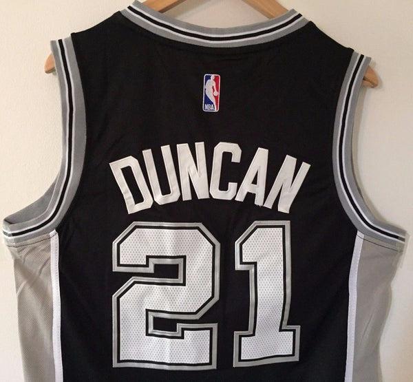 Men 21 Tim Duncan Jersey Black San Antonio Spurs Swingman Jersey Fanatics - fastssd - NBA Jersey - nRevo