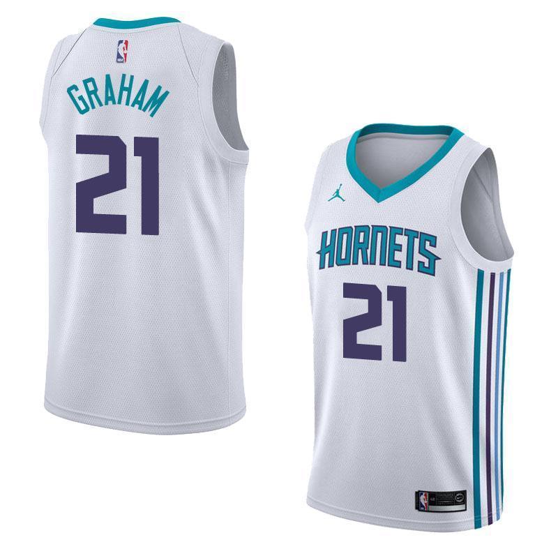 Men 21 Treveon Graham White Charlotte Hornets Jersey Fanatics - fastssd - NBA Jersey - nRevo