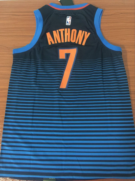 Men 7 Carmelo Anthony Jersey Blue Oklahoma City Thunder Fanatics - fastssd - NBA Jersey - nRevo