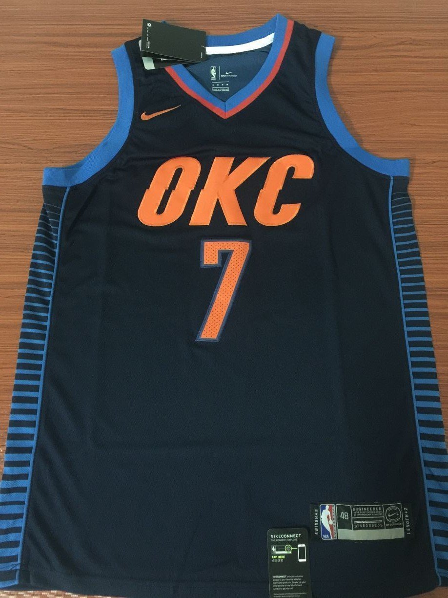 Men 7 Carmelo Anthony Jersey Blue Oklahoma City Thunder Fanatics - fastssd - NBA Jersey - nRevo