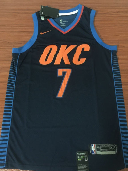 Men 7 Carmelo Anthony Jersey Blue Oklahoma City Thunder Fanatics - fastssd - NBA Jersey - nRevo