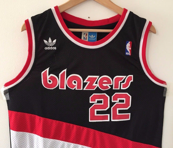 Men 22 Clyde Drexler Jersey Black Portland Trailblazers Swingman Jersey - fastssd - NBA Jersey - nRevo