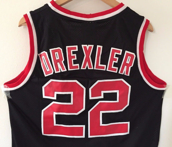 Men 22 Clyde Drexler Jersey Black Portland Trailblazers Swingman Jersey - fastssd - NBA Jersey - nRevo