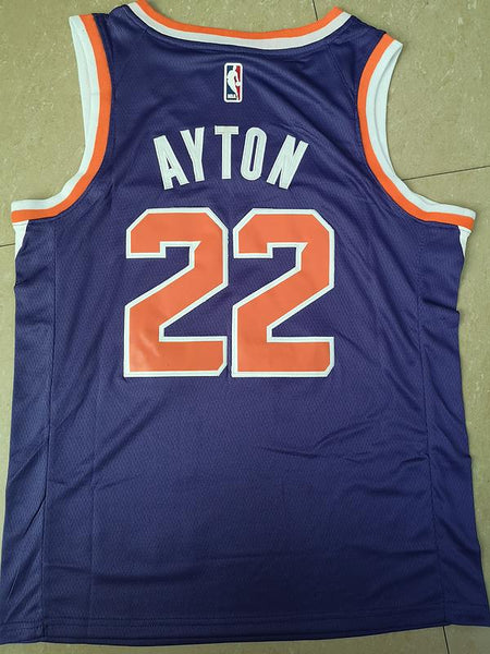 Men 22 Deandre Ayton Jersey Purple Phoenix Suns Jersey Swingman Fanatics