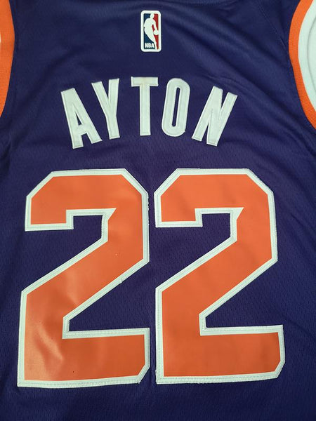 Men 22 Deandre Ayton Jersey Purple Phoenix Suns Jersey Swingman Fanatics