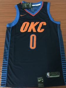 Men 0 Russell Westbrook Jersey Blue Oklahoma City Thunder Fanatics Icon edition - fastssd - NBA Jersey - nRevo