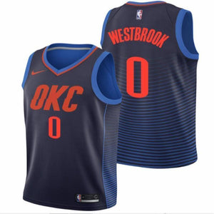 Men 0 Russell Westbrook Jersey Blue Oklahoma City Thunder Jersey Fanatics - fastssd - NBA Jersey - nRevo