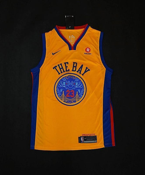 Men 23 Draymond Green City Jersey Yellow Golden State Warriors The Bay - fastssd - NBA Jersey - nRevo