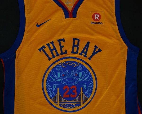 Men 23 Draymond Green City Jersey Yellow Golden State Warriors The Bay - fastssd - NBA Jersey - nRevo