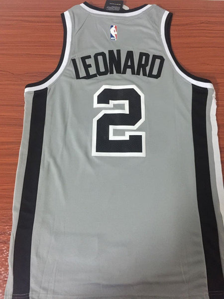 Men 2 Kawhi Leonard Jersey Gray San Antonio Spurs Swingman Fanatics version - fastssd - NBA Jersey - nRevo