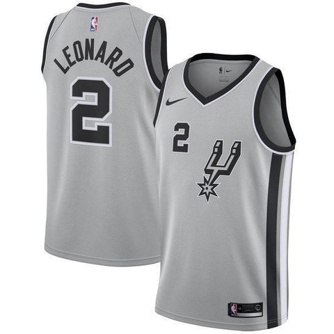 Men 2 Kawhi Leonard Jersey Gray San Antonio Spurs Swingman Fanatics version - fastssd - NBA Jersey - nRevo