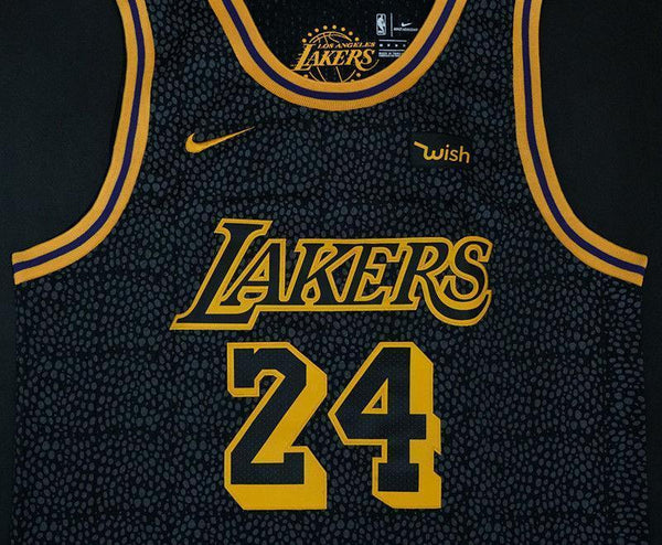Men 24 Kobe Bryant Jersey City Edition Black Los Angeles Lakers Jersey Player - fastssd - NBA Jersey - nRevo