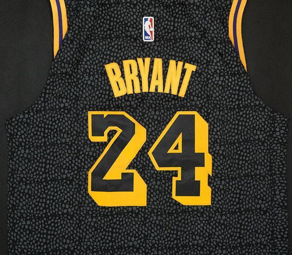 Men 24 Kobe Bryant Jersey City Edition Black Los Angeles Lakers Jersey Player - fastssd - NBA Jersey - nRevo