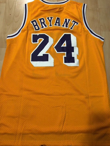 Men 24 Kobe Bryant Jersey Yellow Los Angeles Lakers Swingman Jersey - fastssd - NBA Jersey - nRevo