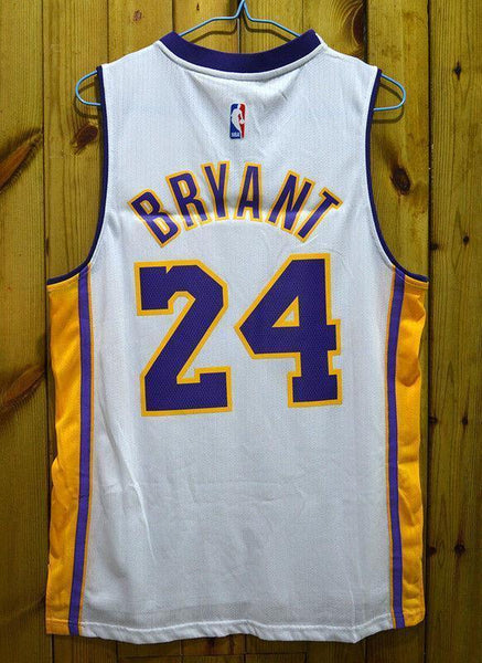 Men 24 Kobe Bryant Jersey White Los Angeles Lakers Swingman Jersey - fastssd - NBA Jersey - nRevo