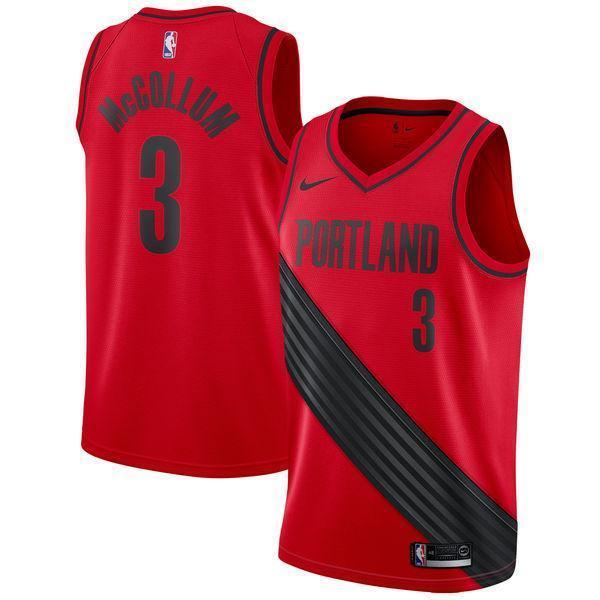 Men 3 C J McCollum Jersey Red Portland Trail Blazers Jersey Fanatics - fastssd - NBA Jersey - nRevo