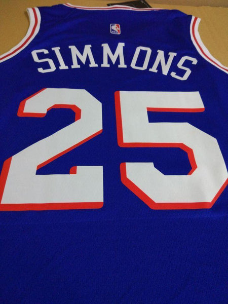 Men 25 Ben Simmons 76ers Jersey Blue Philadelphia 76ers Jersey Swingman - fastssd - NBA Jersey - nRevo