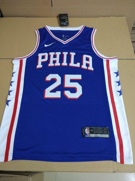 Men 25 Ben Simmons 76ers Jersey Blue Philadelphia 76ers Jersey Swingman - fastssd - NBA Jersey - nRevo