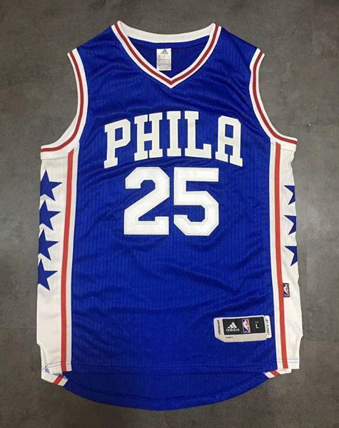 Men 25 Ben Simmons 76ers Jersey Blue Philadelphia 76ers Jersey Special - fastssd - NBA Jersey - nRevo