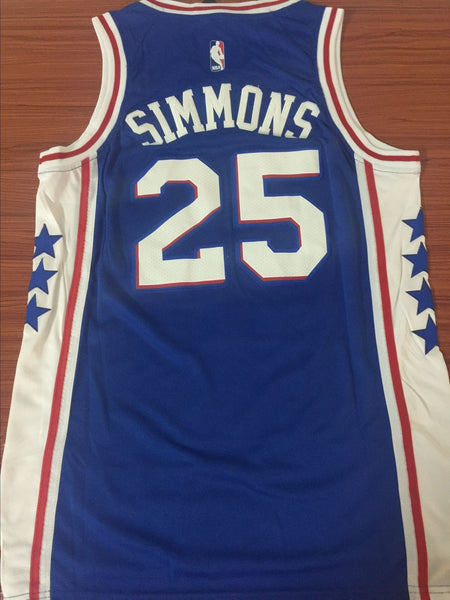 Men 25 Ben Simmons 76ers Jersey Blue Philadelphia 76ers Jersey Fanatics - fastssd - NBA Jersey - nRevo