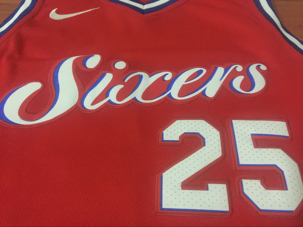 Men 25 Ben Simmons 76ers Jersey Red City Edition Philadelphia 76ers Jersey - fastssd - NBA Jersey - nRevo
