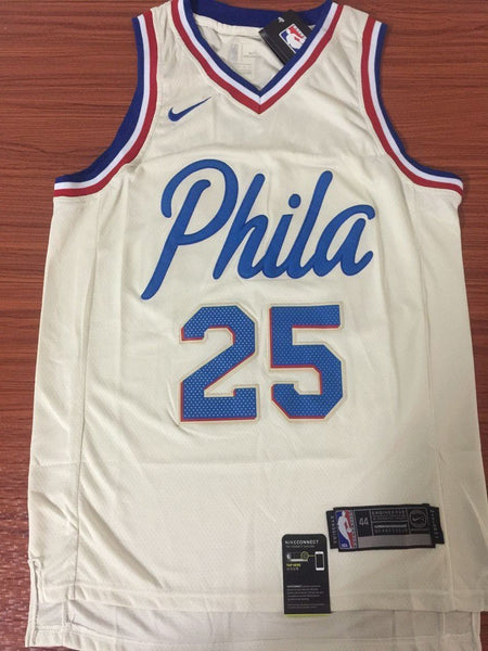 Men 25 Ben Simmons City Jersey White Philadelphia 76ers City Edition Jersey - fastssd - NBA Jersey - nRevo