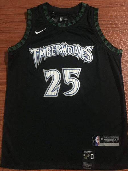 Men 25 Derrick Rose Jersey Black Minnesota Timberwolves Jersey Swingman Fanatics - fastssd - NBA Jersey - nRevo