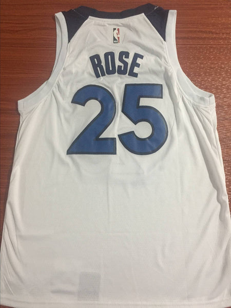 Men 25 Derrick Rose Jersey White Minnesota Timberwolves Jersey Swingman Fanatics - fastssd - NBA Jersey - nRevo